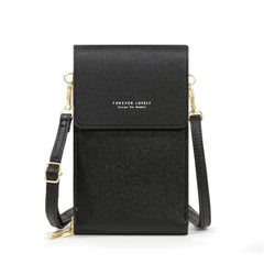Vintage Women's Crossbody Bag PU Leather Touch Screen Wallet