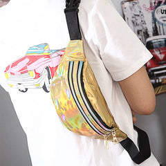 Laser Holographic Fanny Pack for Party Travel