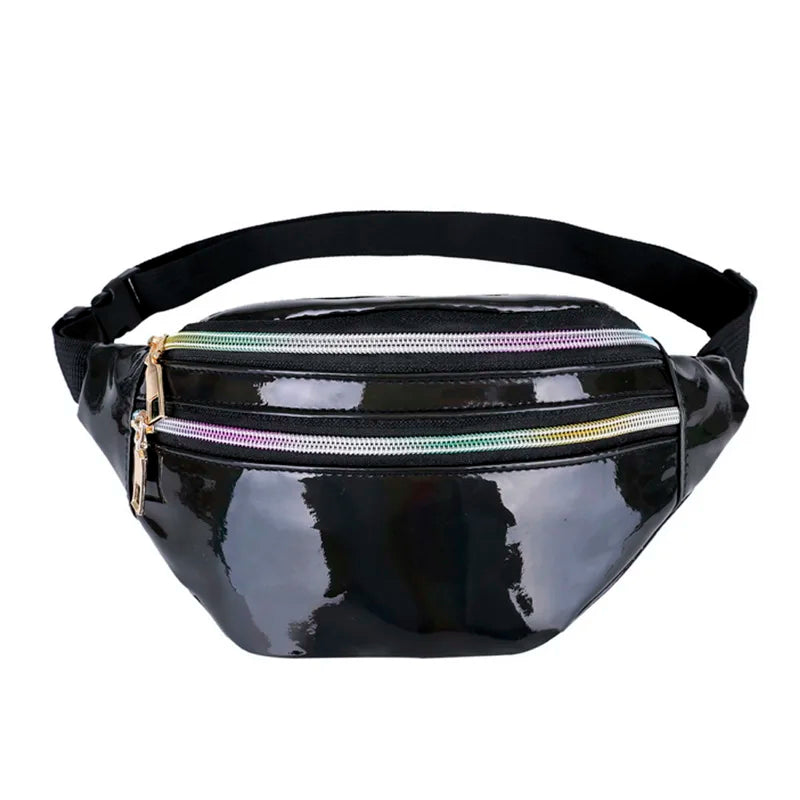 Laser Holographic Fanny Pack for Party Travel