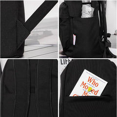 Waterproof Student Backpack Women Casual School Shoulder Bag
