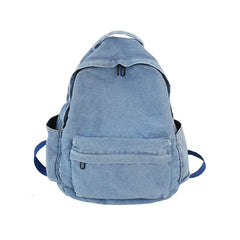 Women Denim Backpack Casual Travel Bags School Bags High School Students
