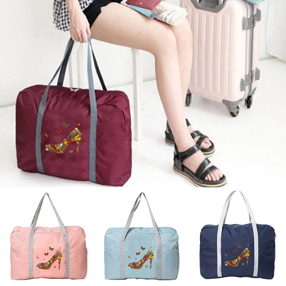 Nylon Fitness Travel Bag Large Capacity WaterProof Organzier Handbag