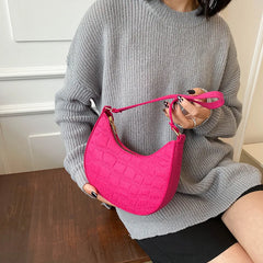 Women Casual Pink Chain Shoulder Pouch Mini Bag