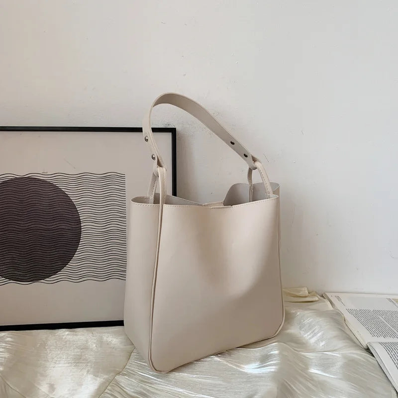 Women Leather Handbags Shoulder Bags Shopping Travel Bags