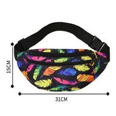 Women Waist Bag Fanny Pack Zipper Chest Bag