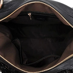 Women's Shoulder Bag Sequined PU Leather Handbag