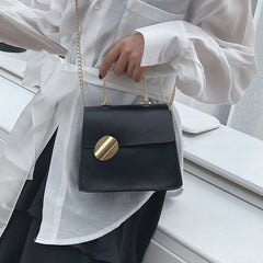 Women's PU Leather Diagonal Shoulder Bag Small Square Mobile Phone Bag
