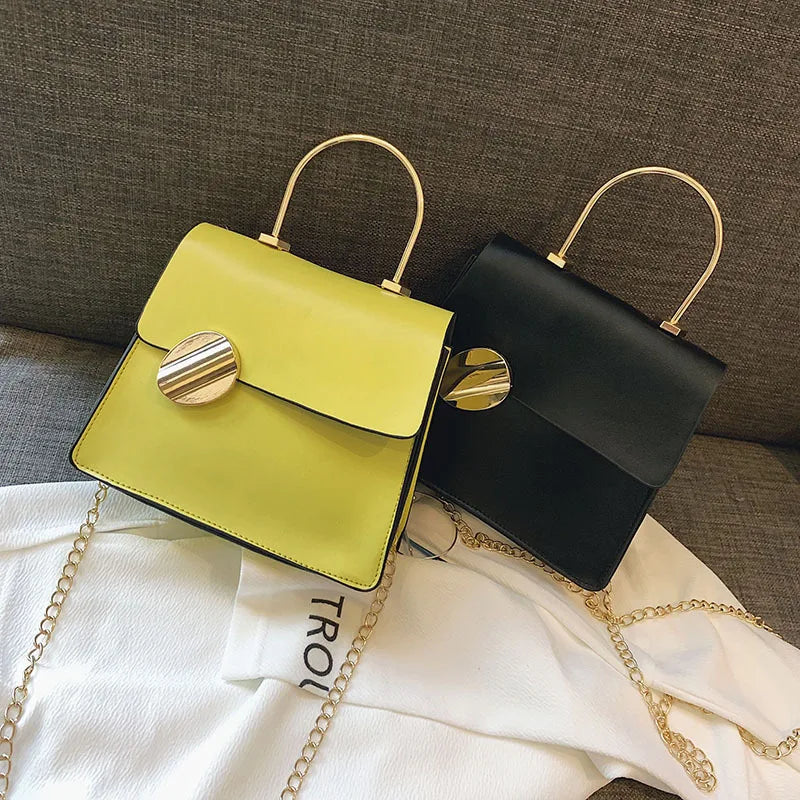Women's PU Leather Diagonal Shoulder Bag Small Square Mobile Phone Bag