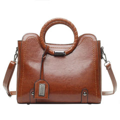 Retro Shoulder Bags High Hand Bags Women's Crossbody PU Leather