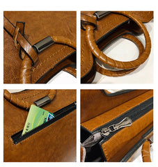 Retro Shoulder Bags High Hand Bags Women's Crossbody PU Leather