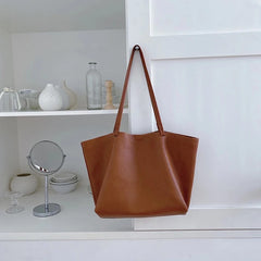 Women's Shoulder Bag Set Soft PU Leather Handbag Triangle Shape