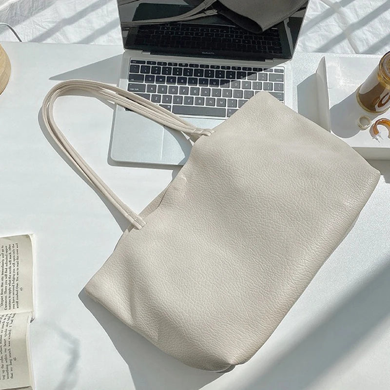 Women's Shoulder Bag Set Soft PU Leather Handbag Triangle Shape