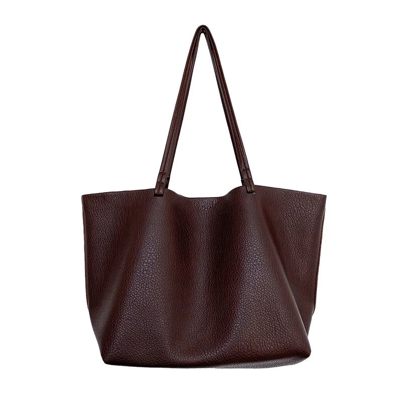 Women's Shoulder Bag Set Soft PU Leather Handbag Triangle Shape