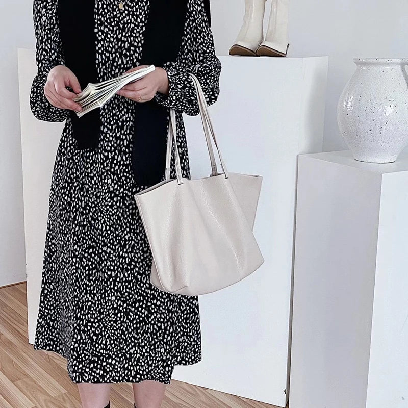 Women's Shoulder Bag Set Soft PU Leather Handbag Triangle Shape