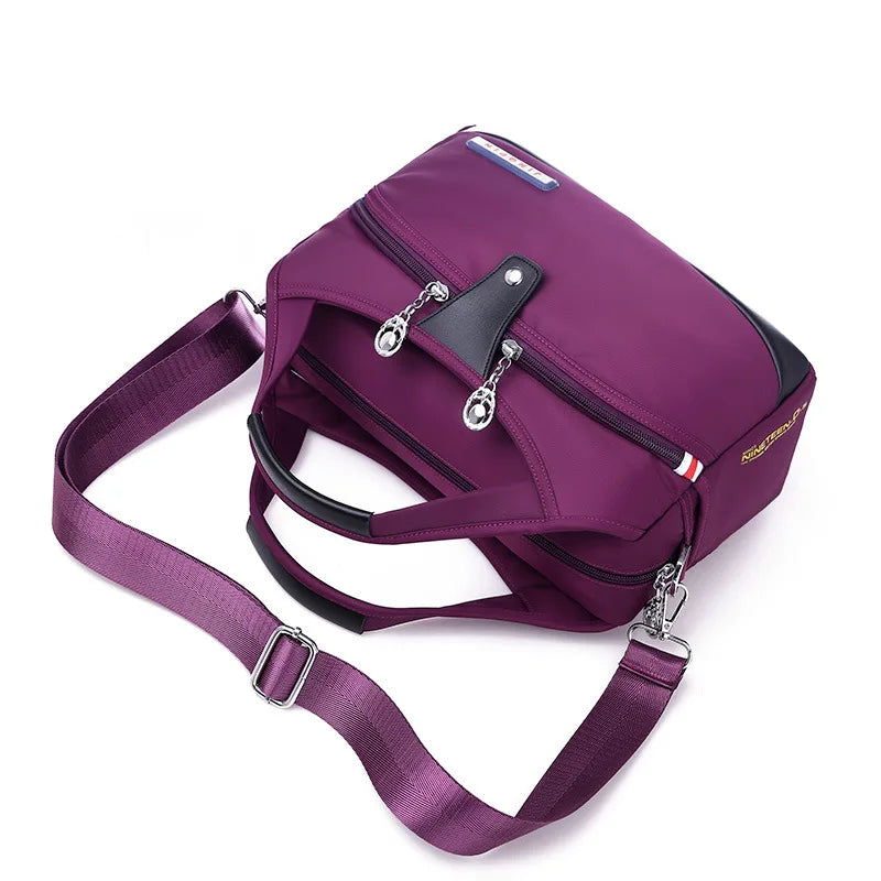 Women's Oxford Cloth Hand-held One-shoulder Bag