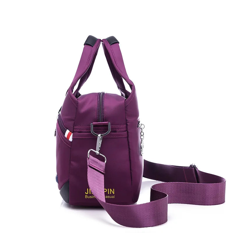 Women's Oxford Cloth Hand-held One-shoulder Bag