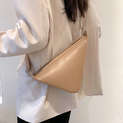 Women's Irregular Triangle Crossbody Bag Multicolor Sequined Purse