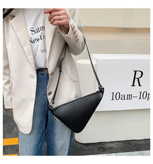 Women's Irregular Triangle Crossbody Bag Multicolor Sequined Purse