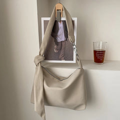 Retro Solid Knot Chain Shoulder Underarm Bag Women Hobos Handbags