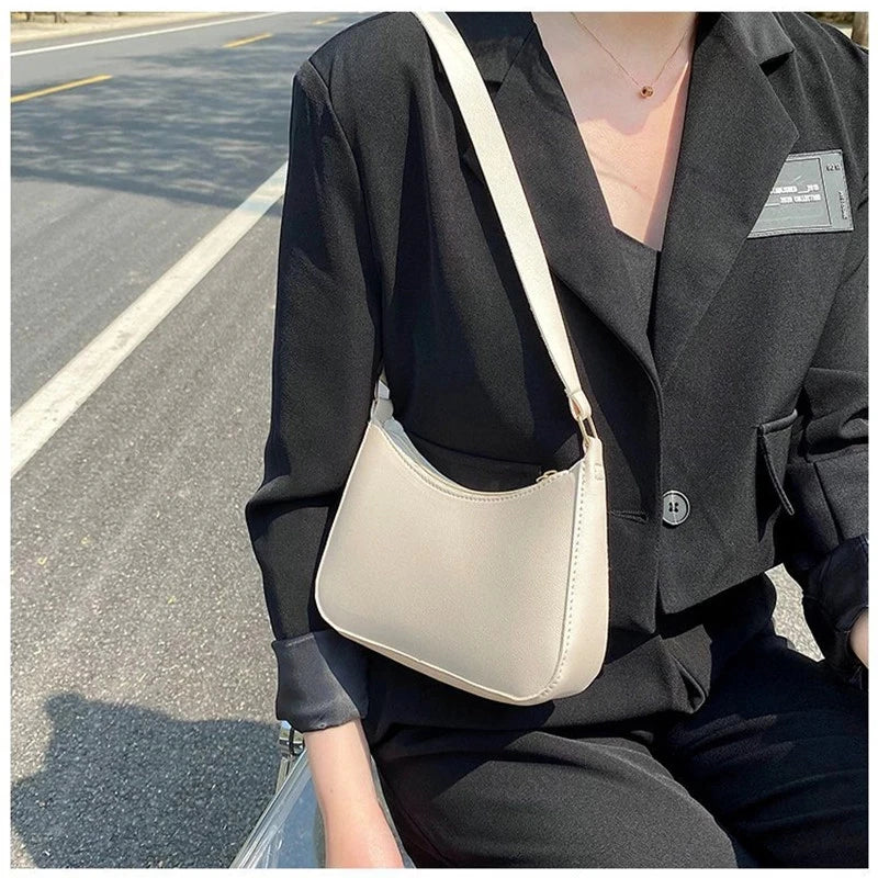 Vintage Leather Women's Crossbody Shoulder Bag