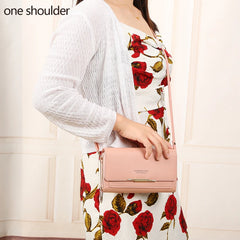 Women's Large Capacity Shoulder Bag Handbag Wallet Solid