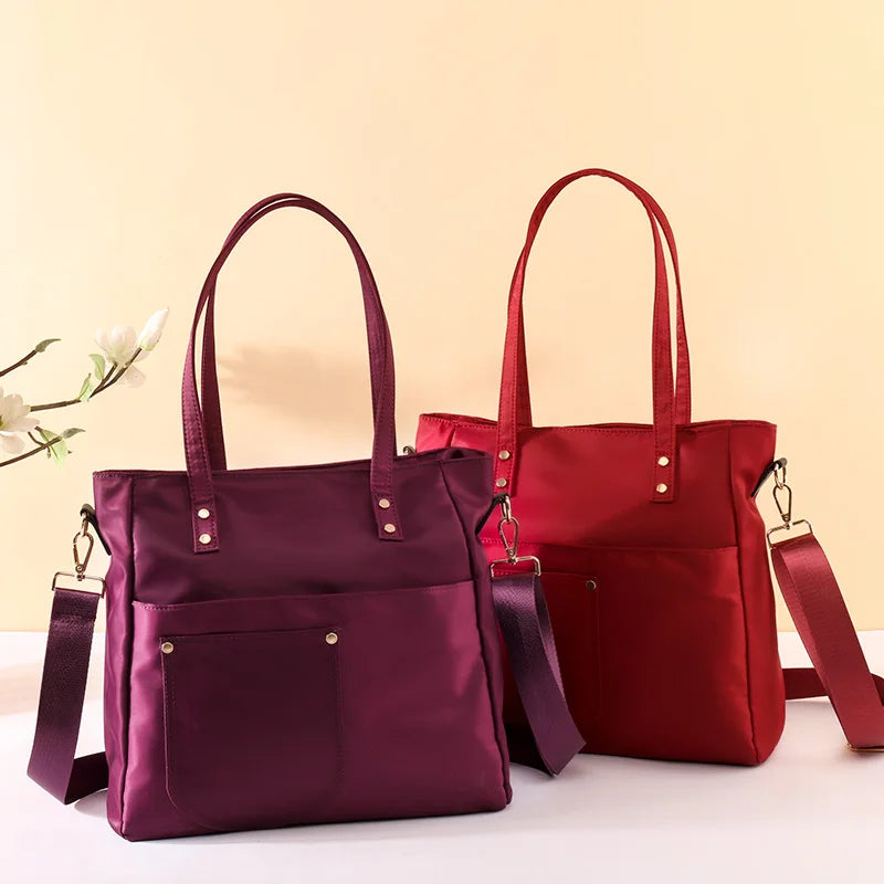 Women's Nylon Messenger Bag Crossbody Large Handbag