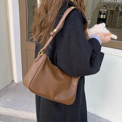 Women Shoulder Bags Large Capacity Soft Pu Female Messenger Bags Casual Ladies H