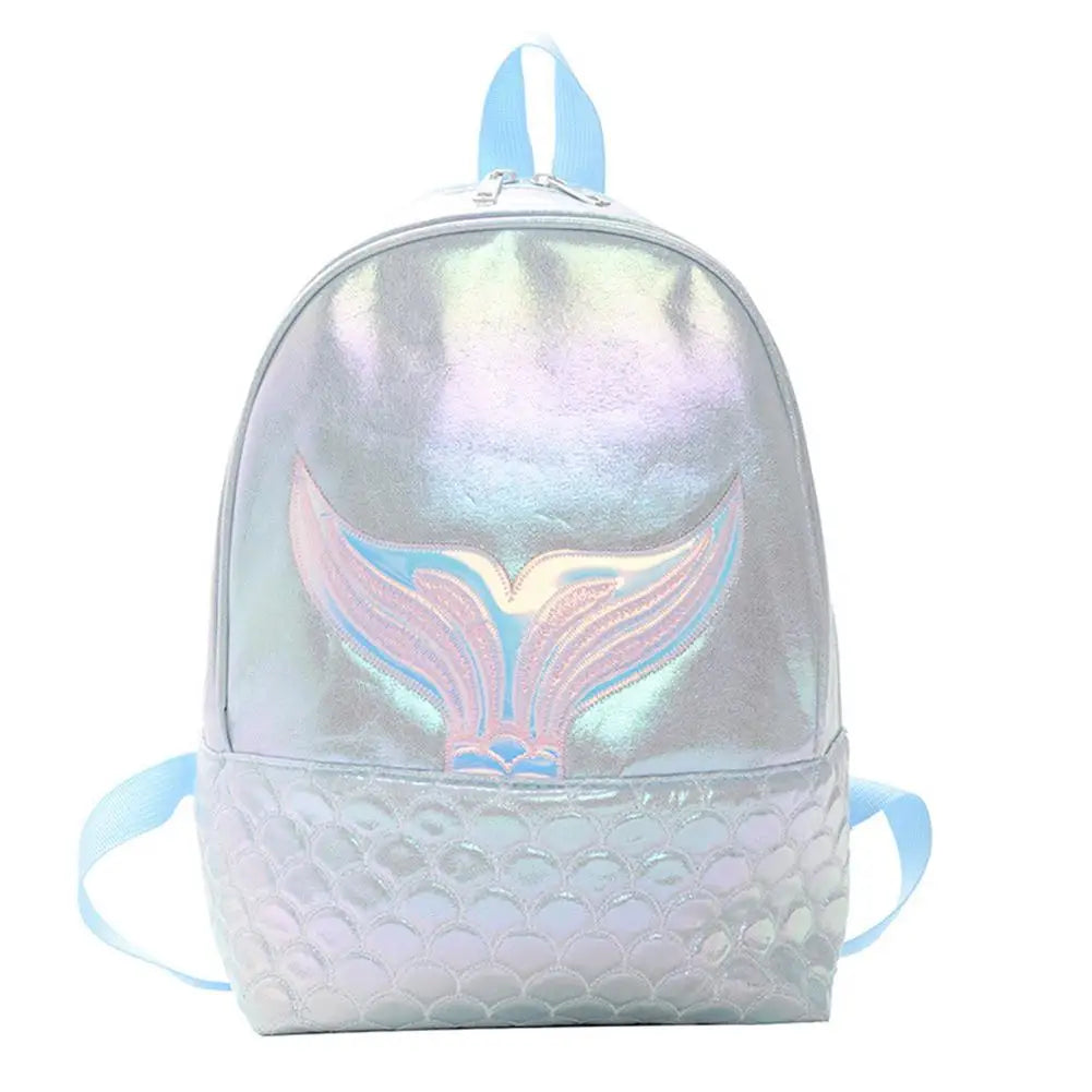 Glitter Mermaid Backpack Rucksack School Book Bag