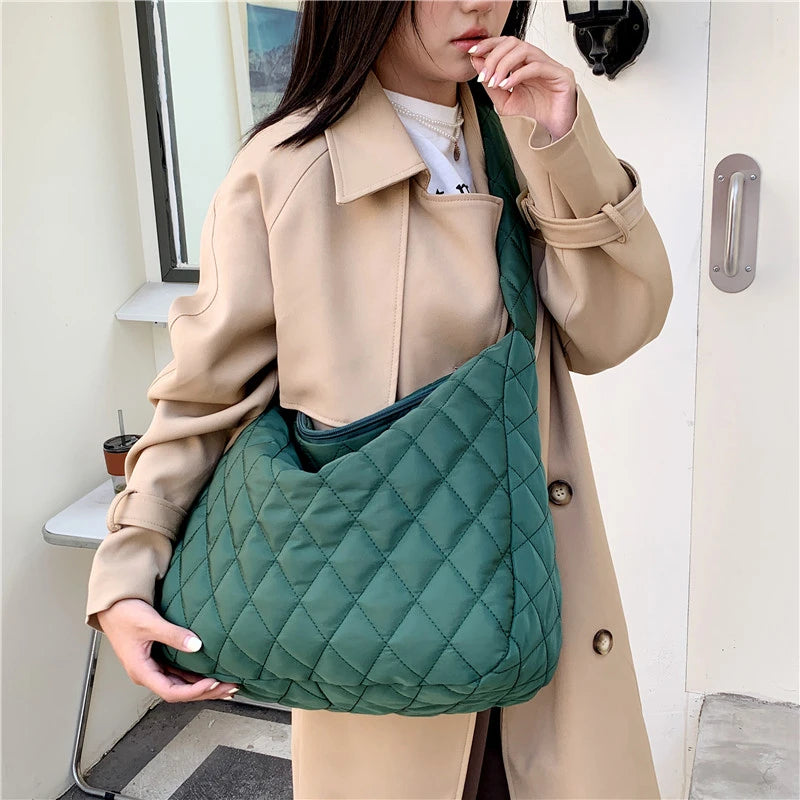 Women's Nylon Shoulder Bag Large Space Tote