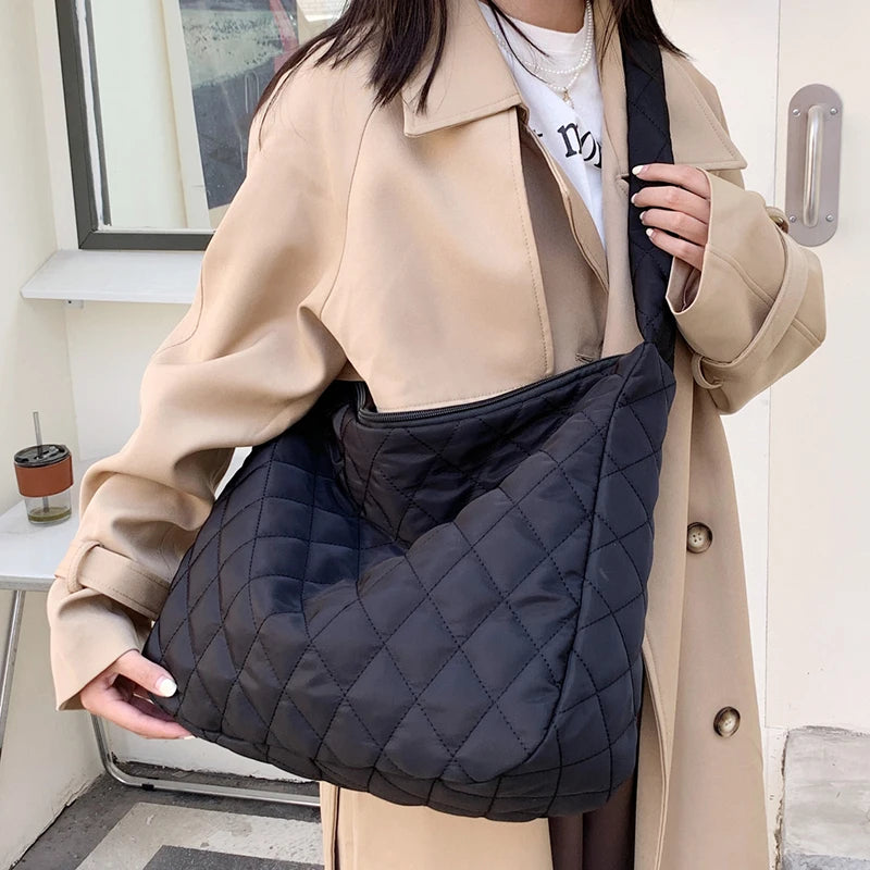 Women's Nylon Shoulder Bag Large Space Tote