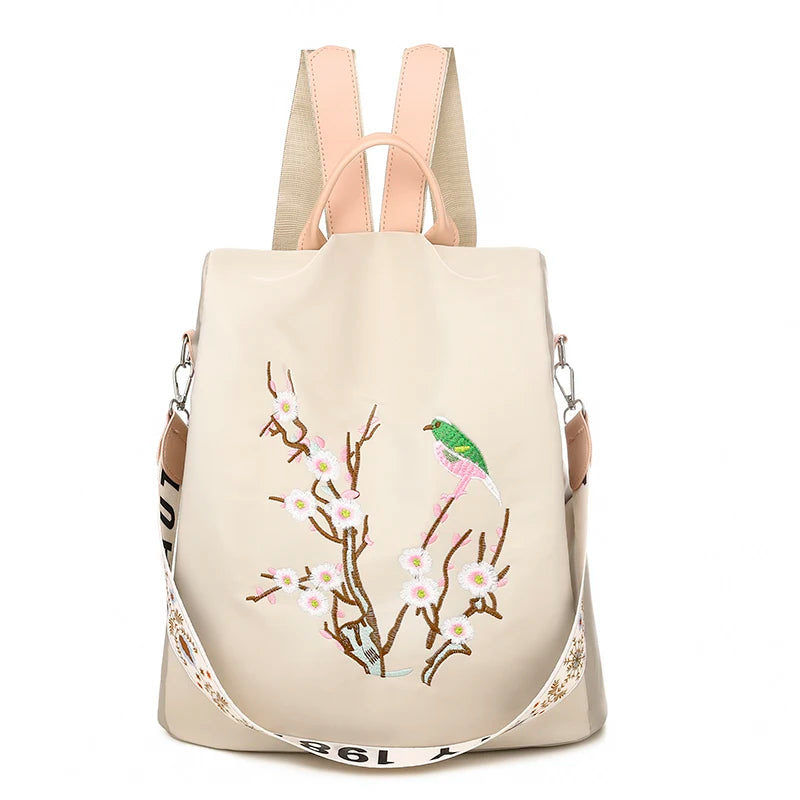 Oxford Backpacks Women School Travel Laptop Bag