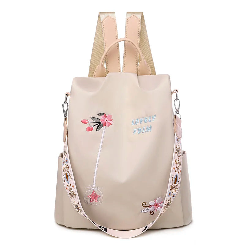 Oxford Backpacks Women School Travel Laptop Bag