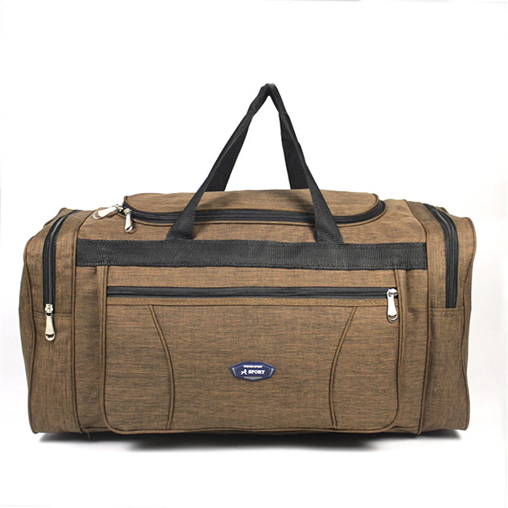 Oxford Waterproof Men Travel Bags Large Capacity Weekend D