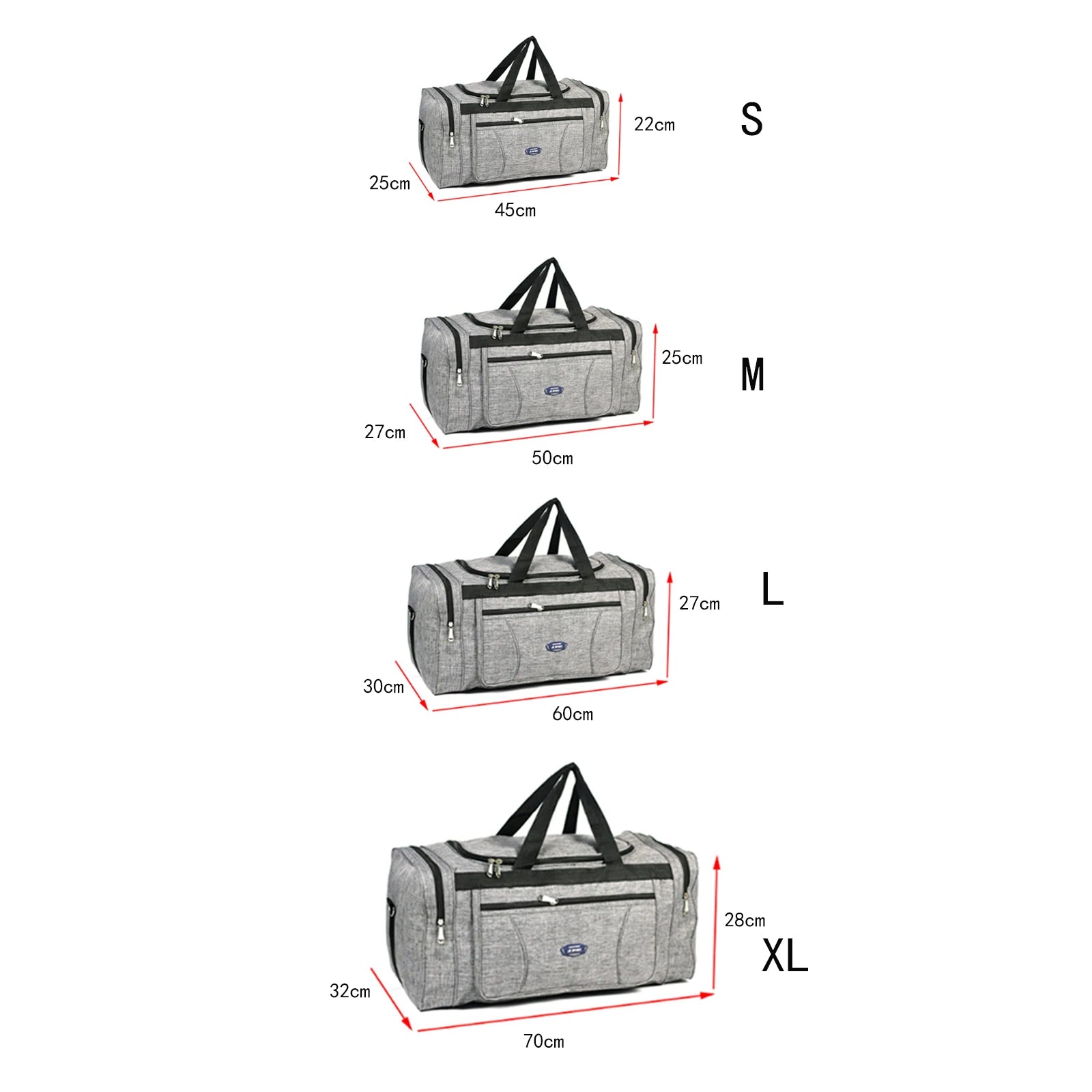 Oxford Waterproof Men Travel Bags Large Capacity Weekend D