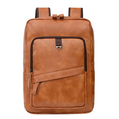 PU Leather Travel School Backpacks Women Men Casual Handbag Teenager Stude