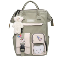 Purple Waterproof Backpack for Teenage Girl Travel Rucksack