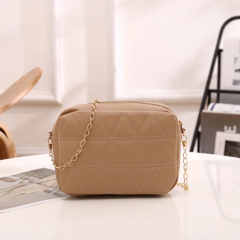 Rhombus Small Crossbody Bag for Women Embroidery Handbags