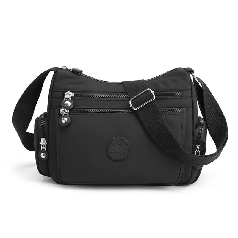 Rural Style Nylon Crossbody Ladies Casual Shoulder Bag Handbag