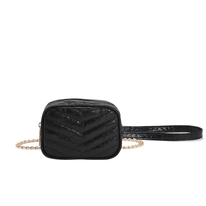 Sequins Embroidery Messenger Bag Women Chain Crossbody Handbag