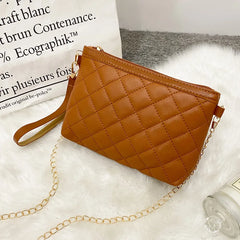 Lingge Embroidery Handbag Women's Small Messenger Bag
