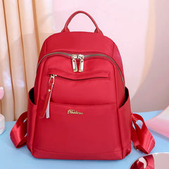 Nylon Oxford Backpack for Women Large Capacity Travel Ladies Bags