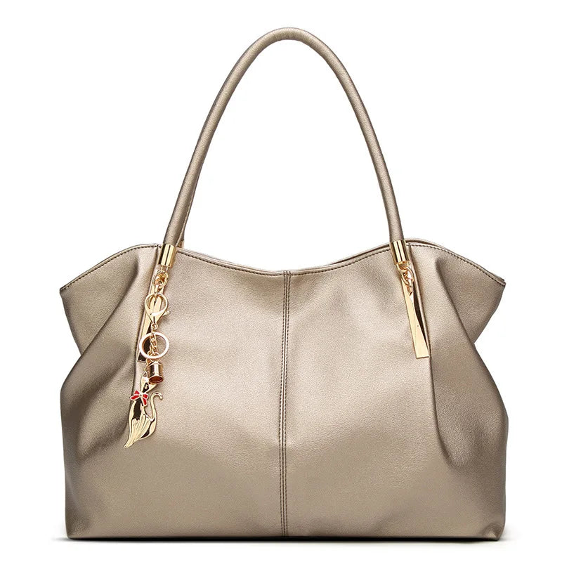 Large PU Leather Tote Bag for Women