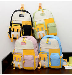 Spring Canvas Backpack Women Harajuku Large-Capacity