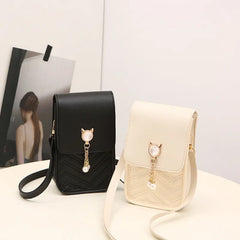 Spring Cross-body Phone Shoulder Bag Pearl Tassel Cover-style Female Bag