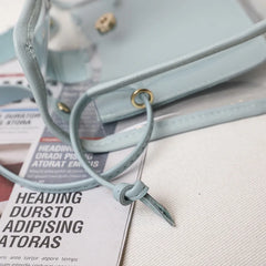 Clear Square Sling Bag PVC Shoulder Bag for Women