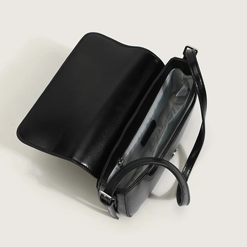 Spring Summer Western-style Shoulder Bag Lock Handbag Women