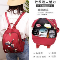 Summer Casual Oxford Women's Backpack High School Bag