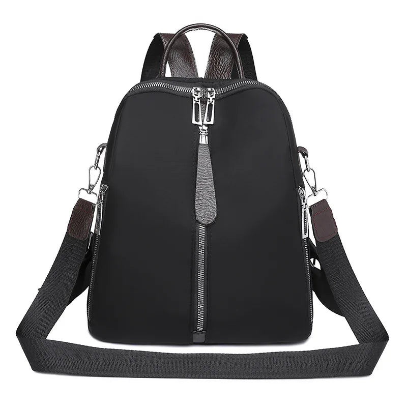 Red Oxford Women's Backpack for School and Travel
