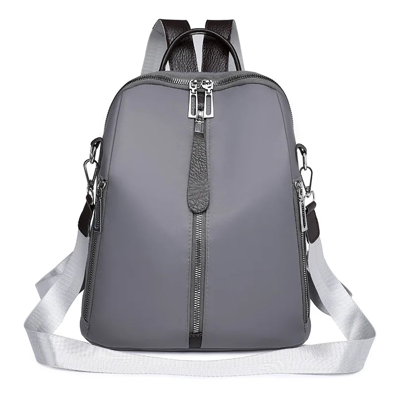 Red Oxford Women's Backpack for School and Travel