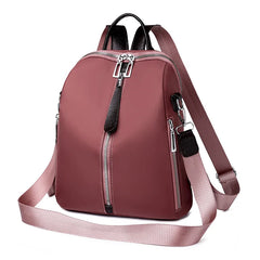Red Oxford Women's Backpack for School and Travel
